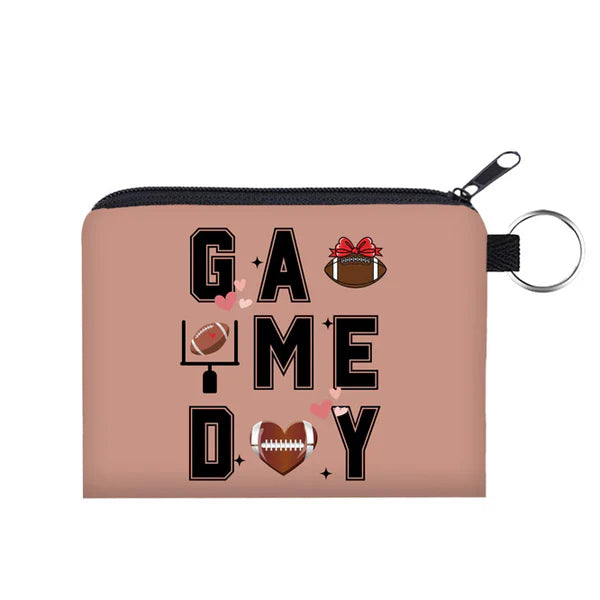 football game day mini pouch