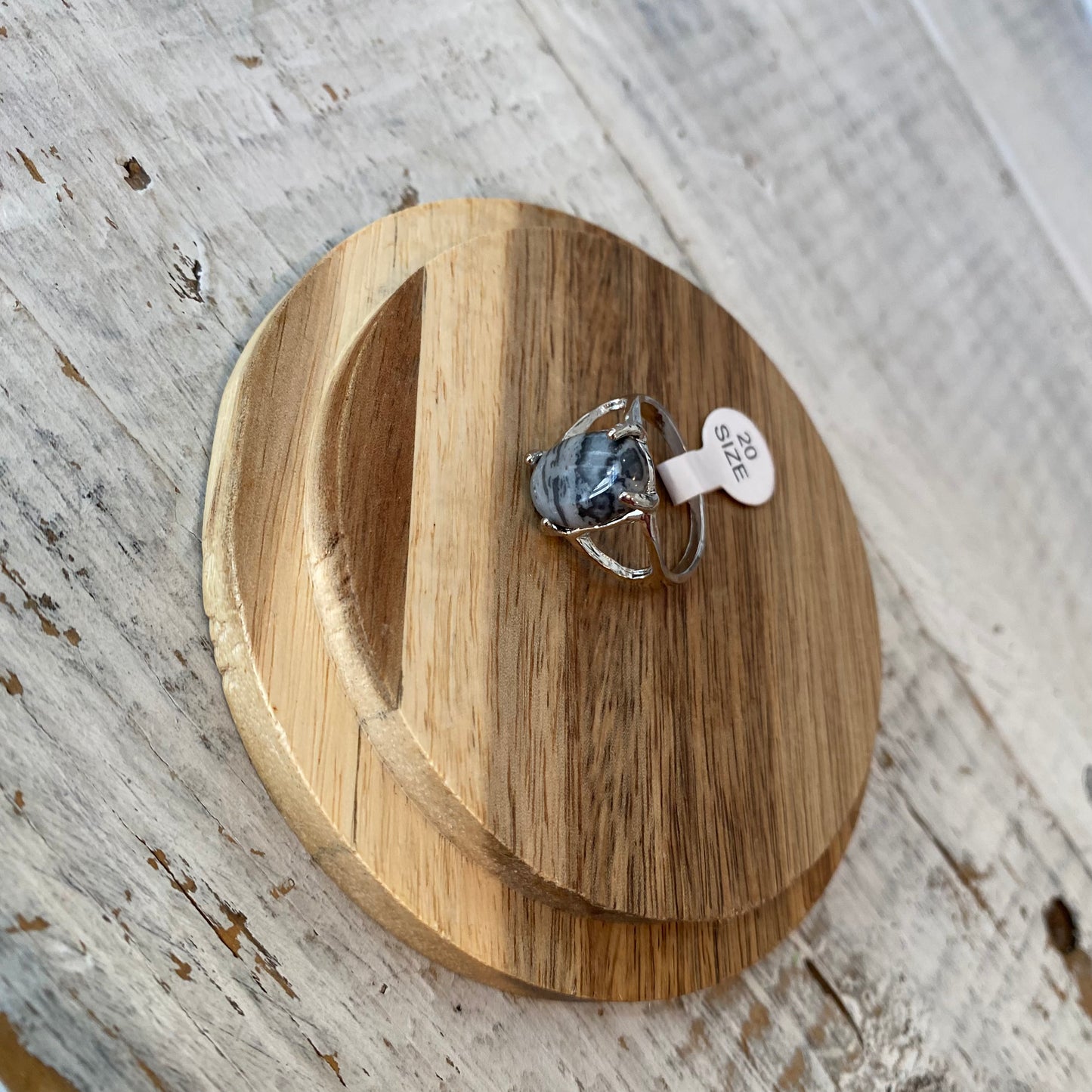 natural stone ring