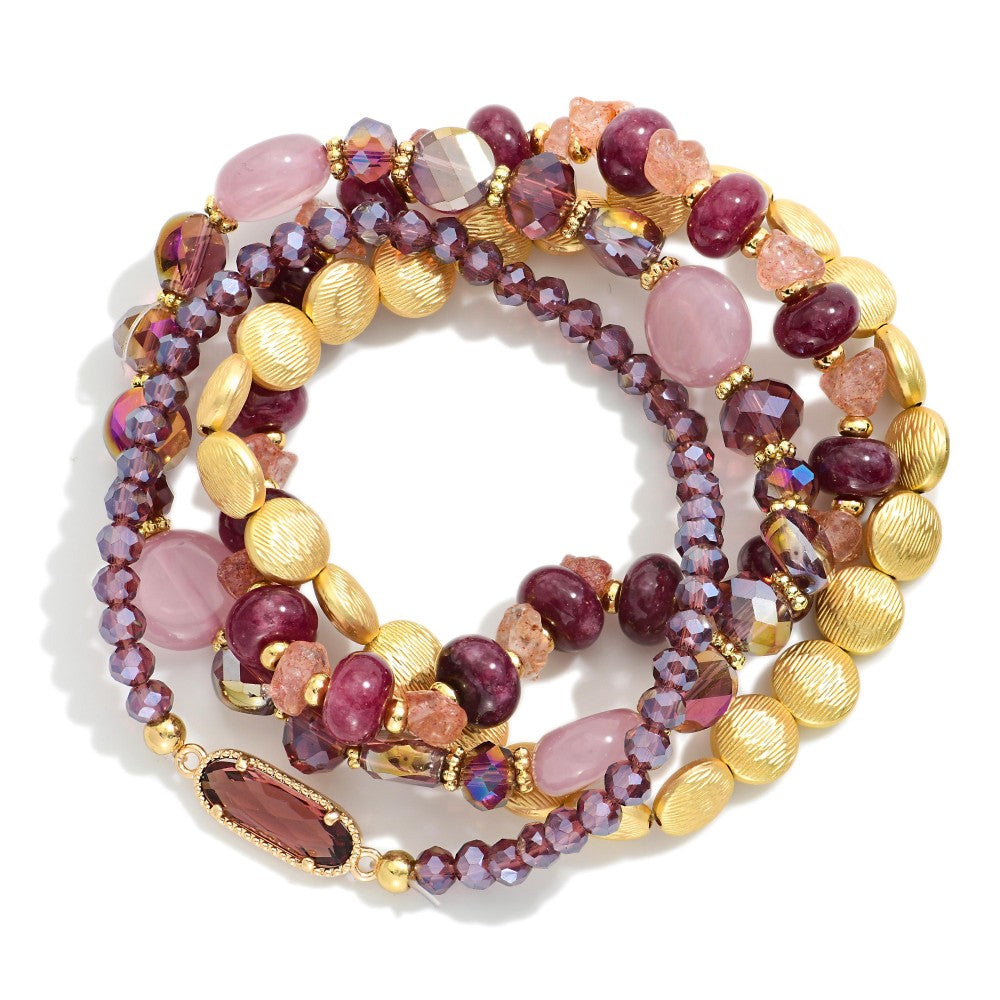crystal amethyst stack