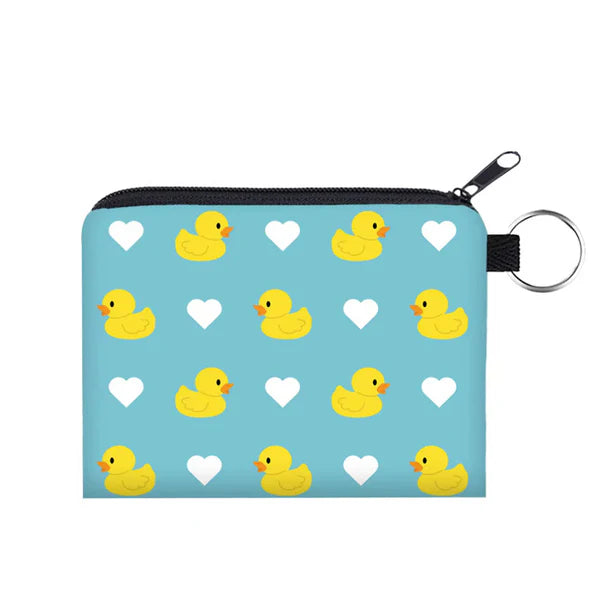 duck heart mini pouch