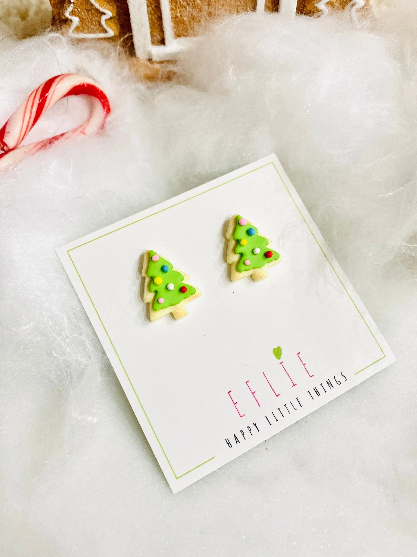 christmas tree sugar cookies