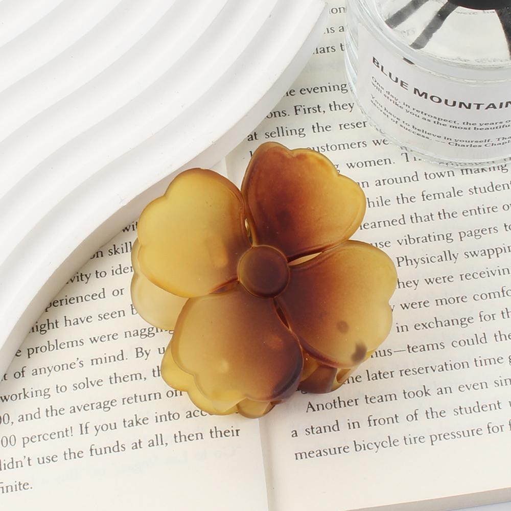 ombré hibiscus claw clip