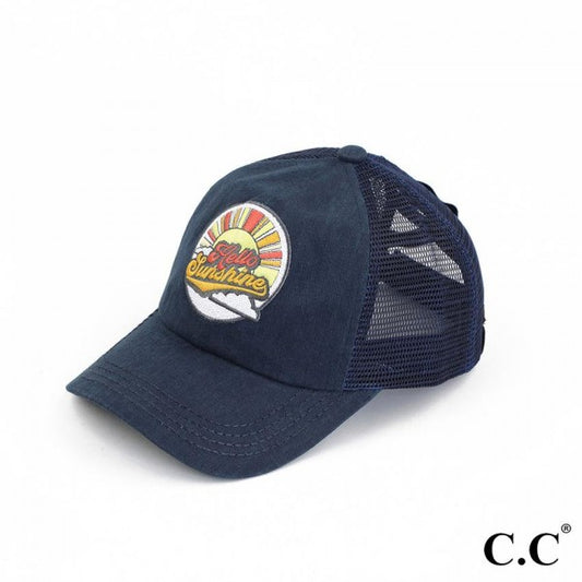 c.c. hello sunshine baseball cap
