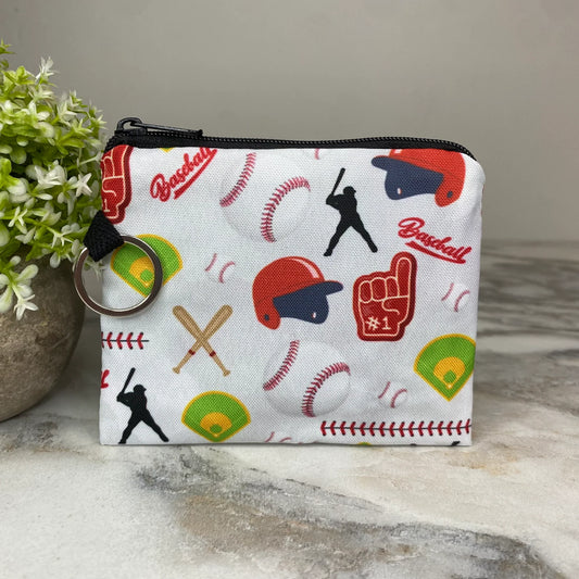 baseball mini pouch