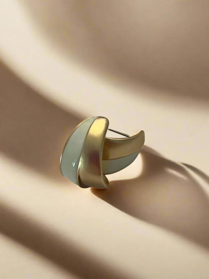 mother of pearl hoops