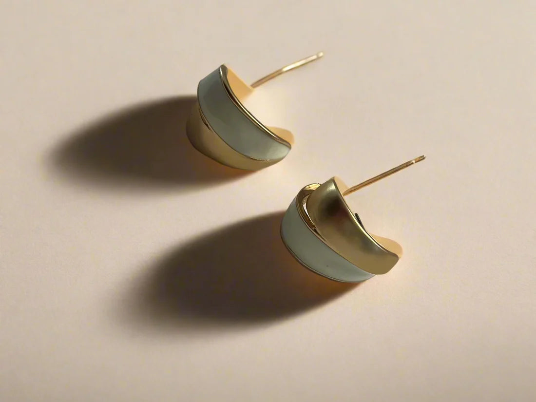 mother of pearl hoops