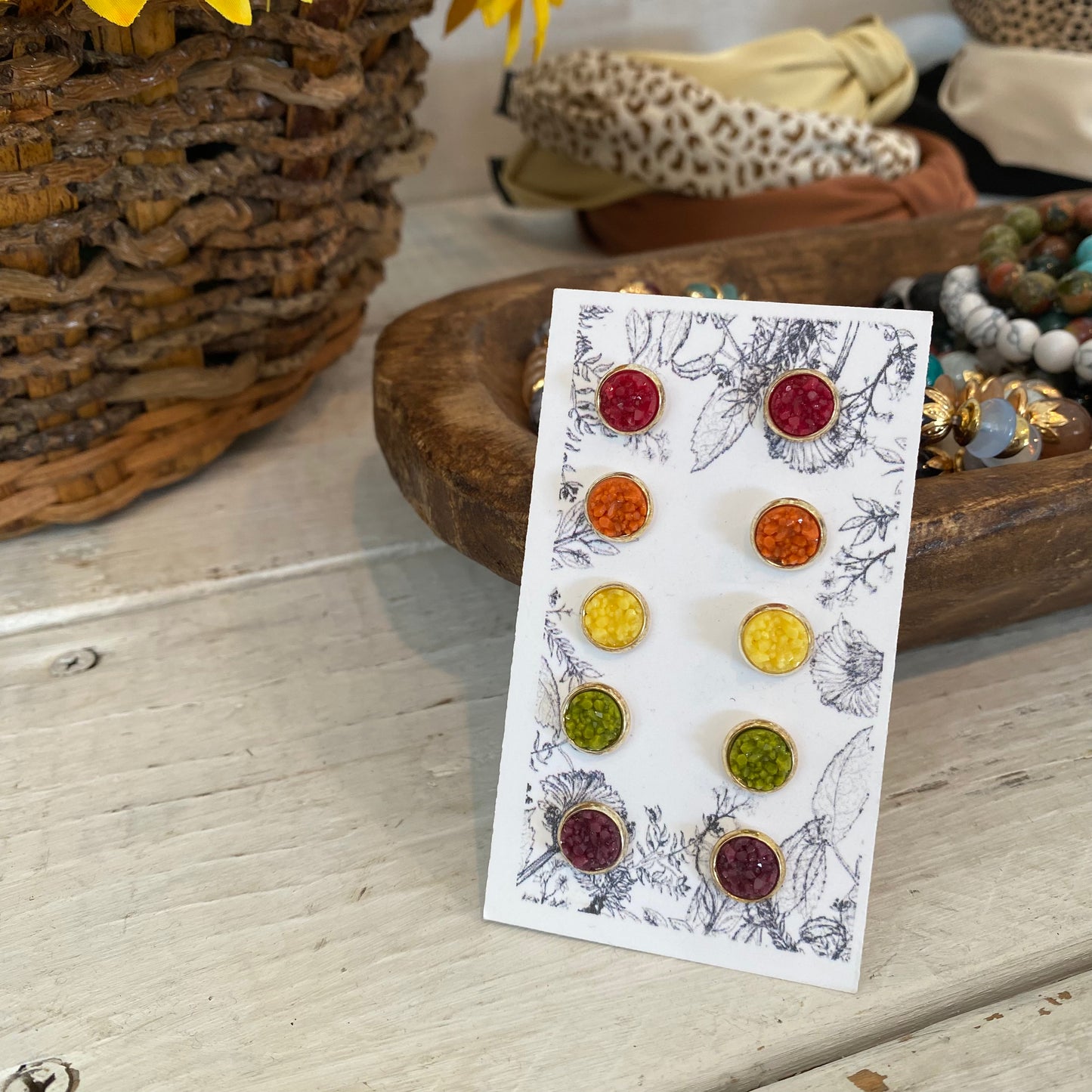 taste the rainbow stud set