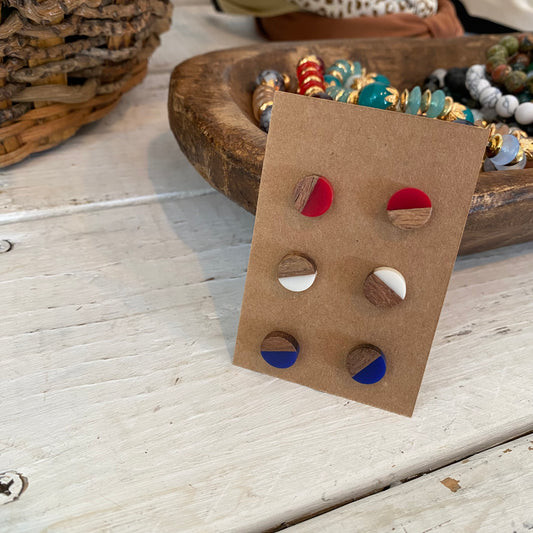 the red white & blue trio