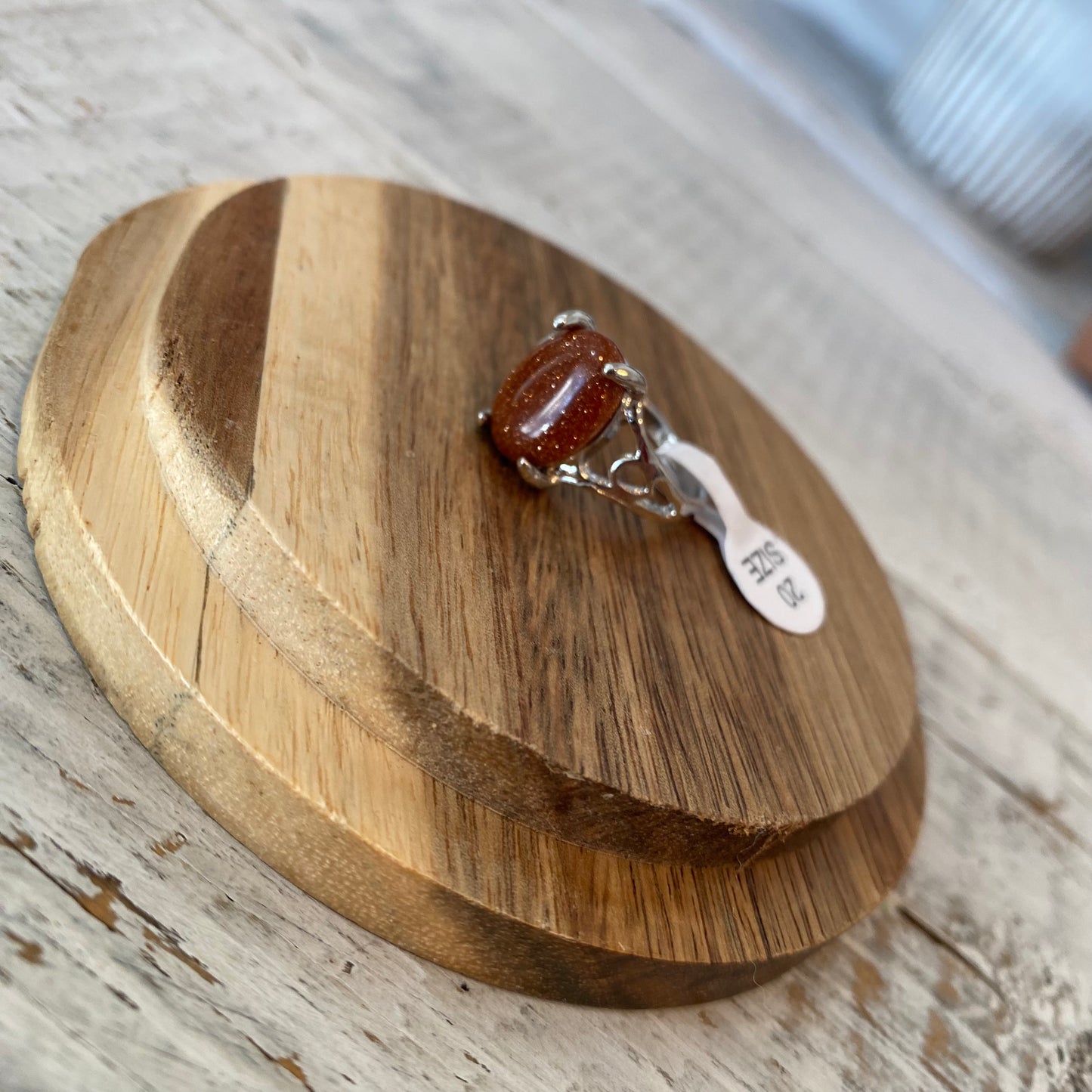 natural stone ring