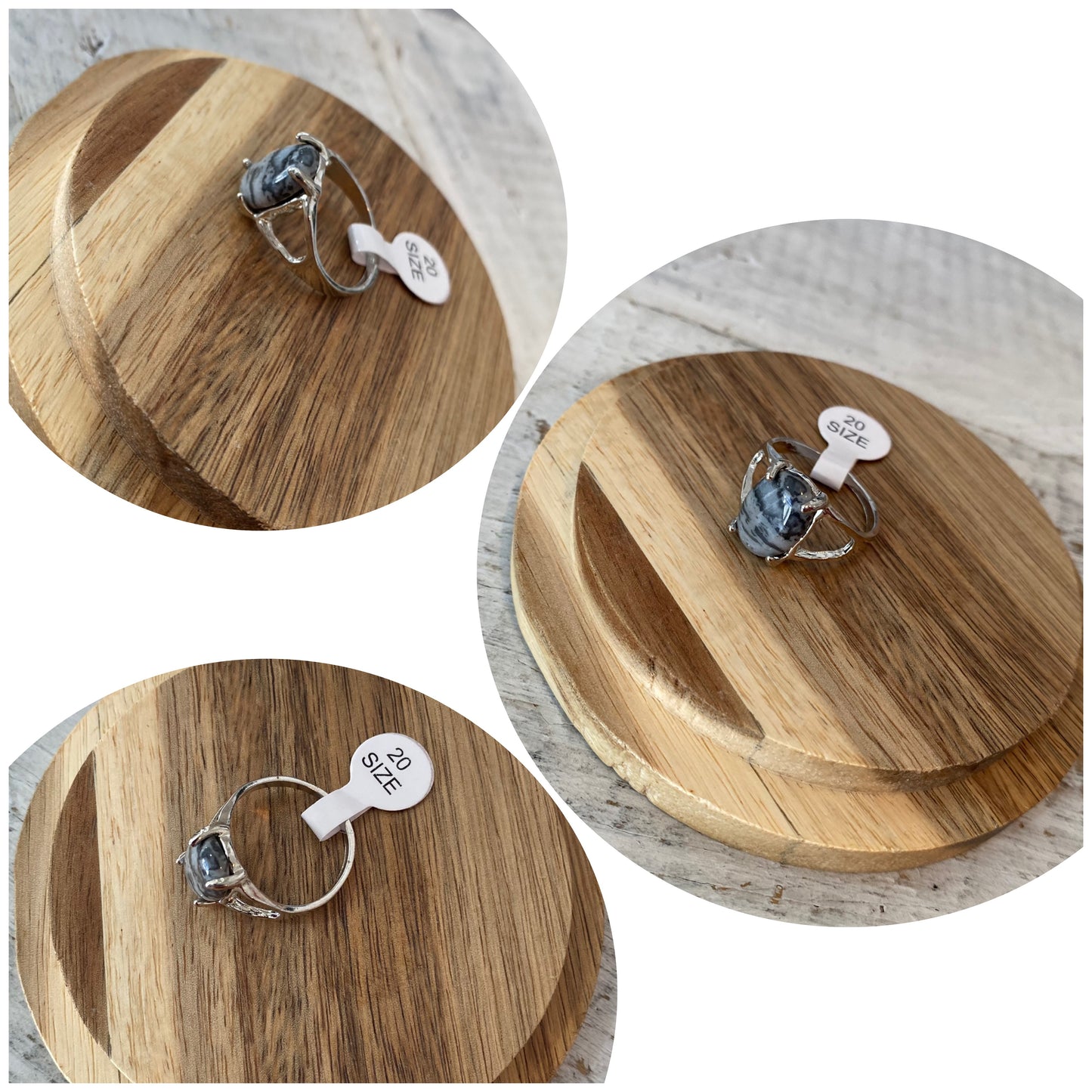 natural stone ring