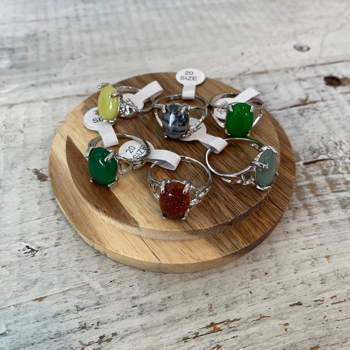 natural stone ring