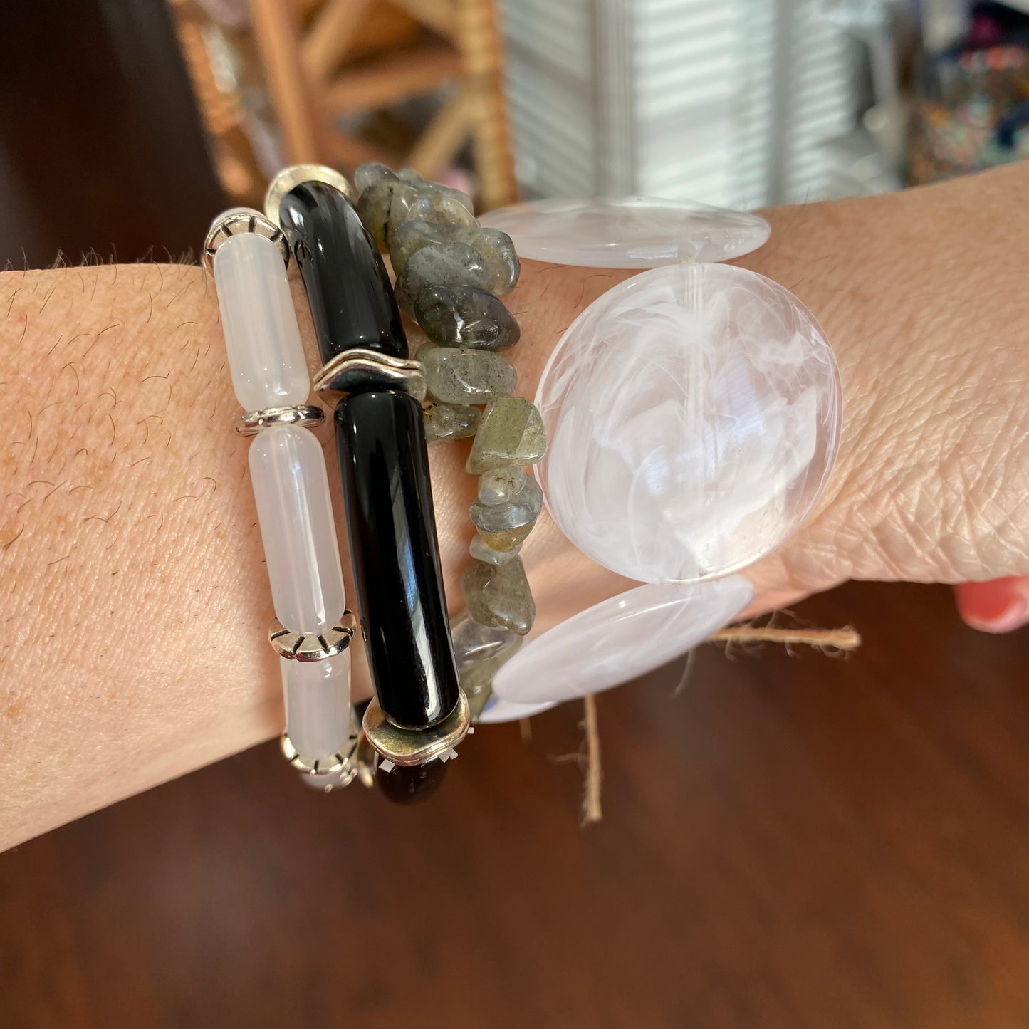 beetlejuice bracelet stack