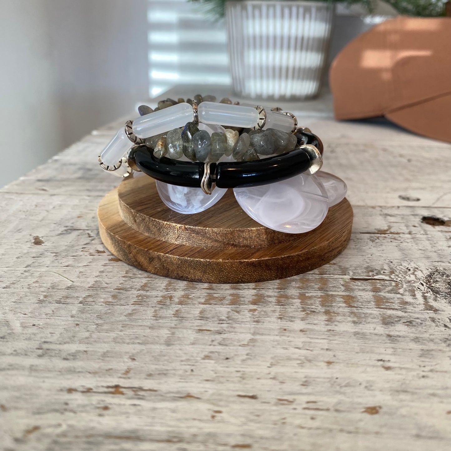 beetlejuice bracelet stack