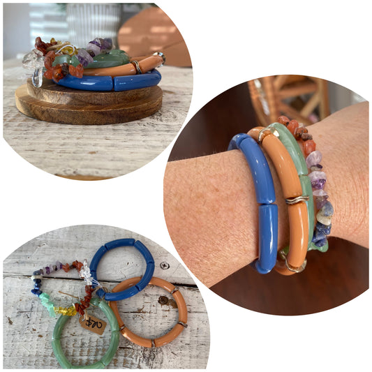 pebble creek bracelet stack