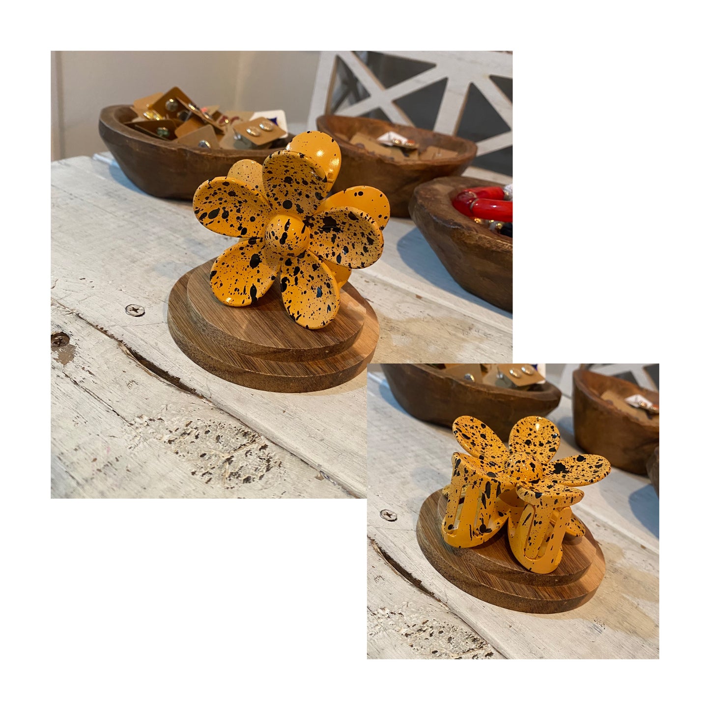 daisy claw clips