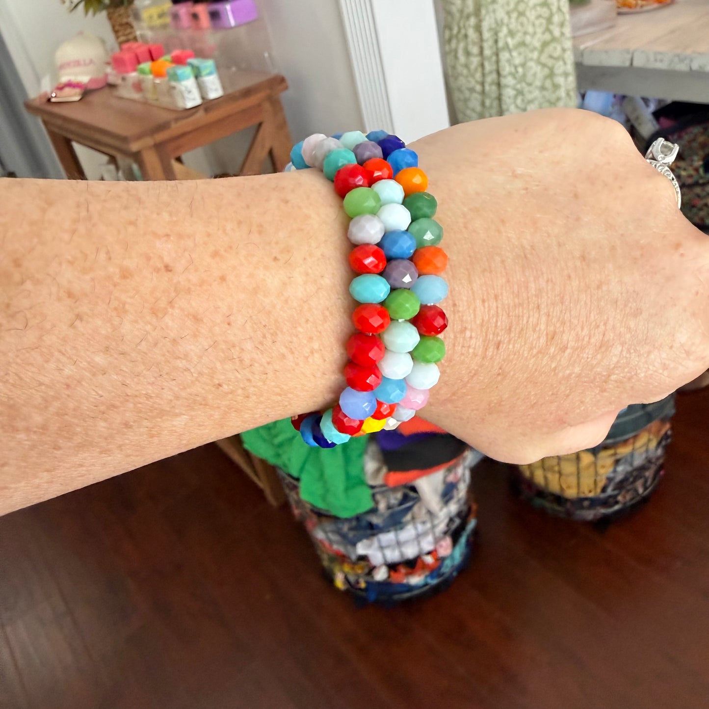 crystal quartz skittle stack
