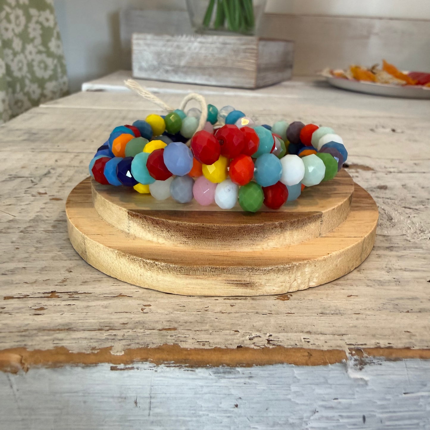 crystal quartz skittle stack