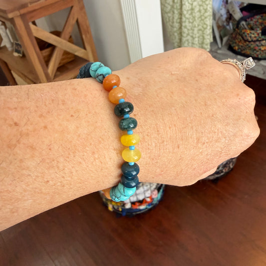 Candy Stone Bracelet in turquoise