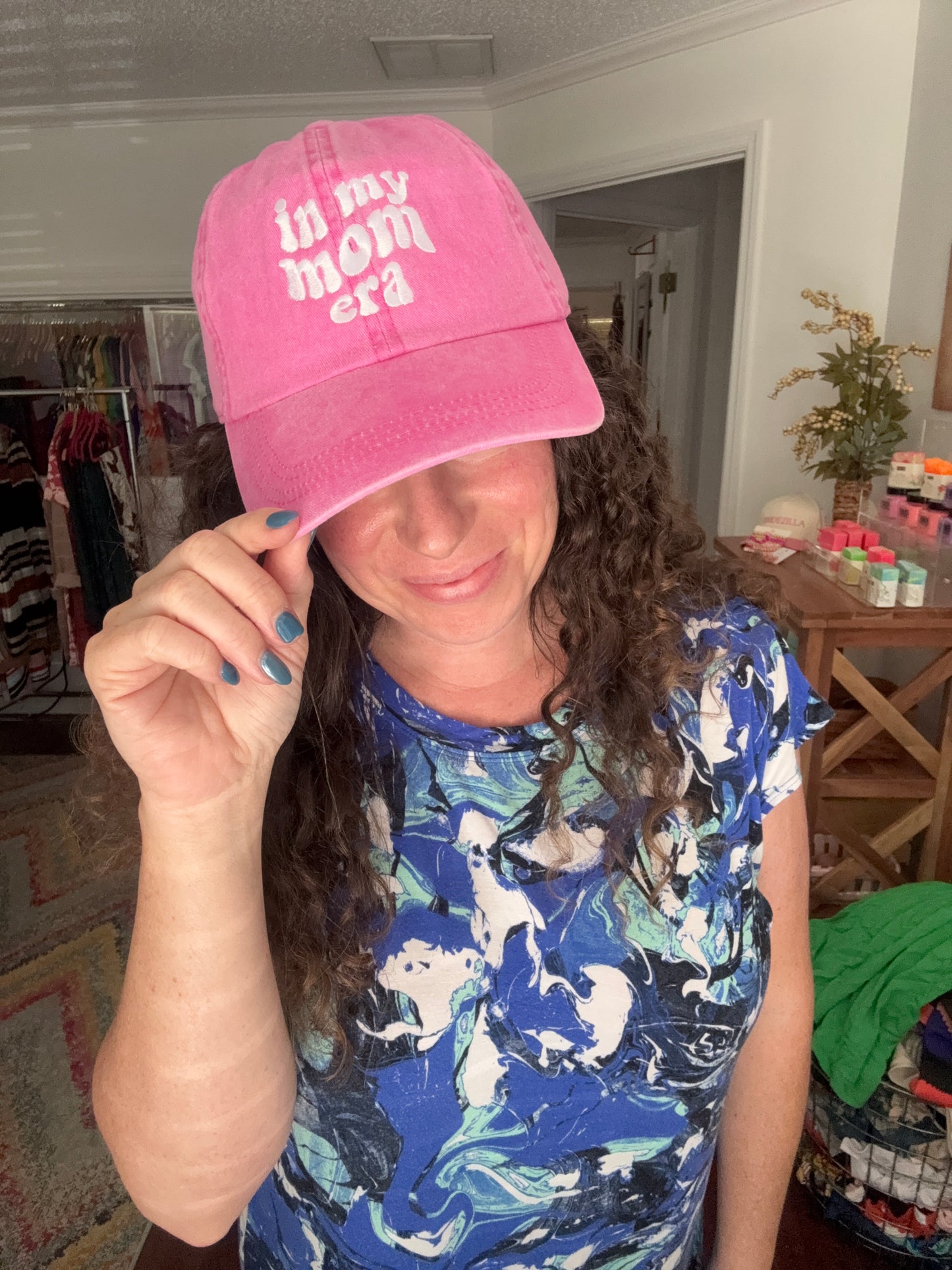 in my mom era baseball cap