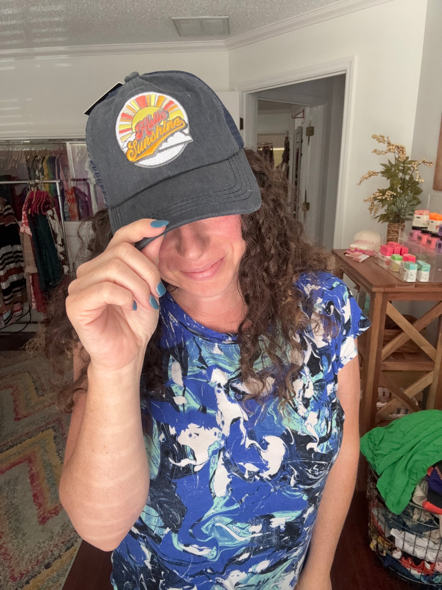 c.c. hello sunshine baseball cap