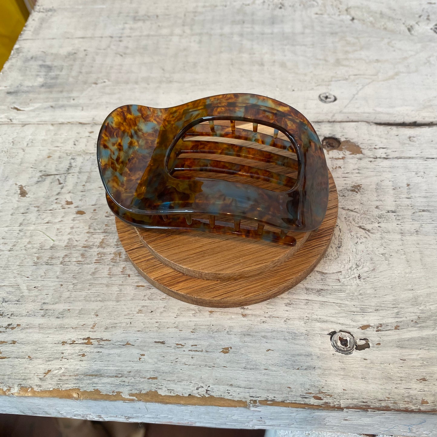 flat marble claw clips