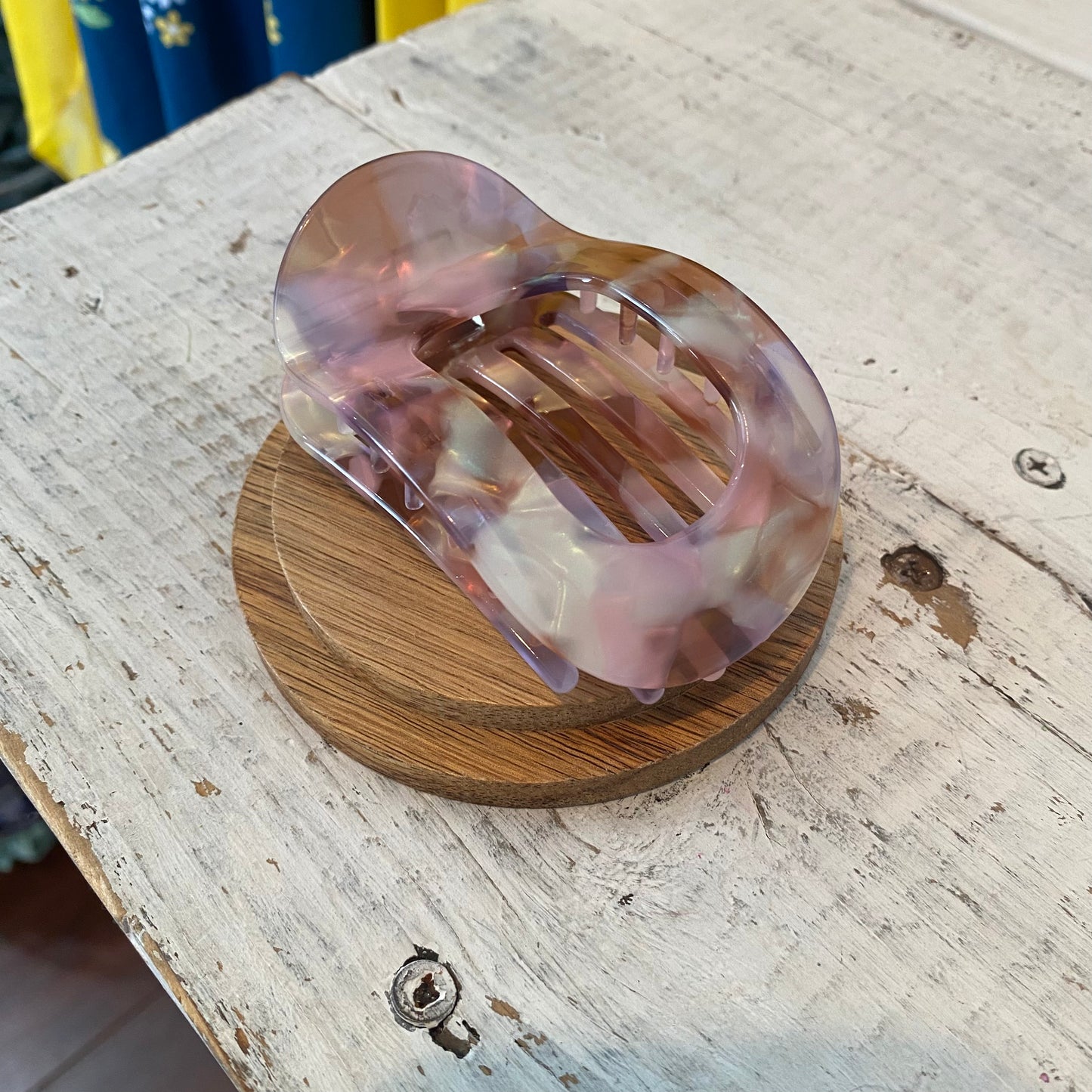 flat marble claw clips