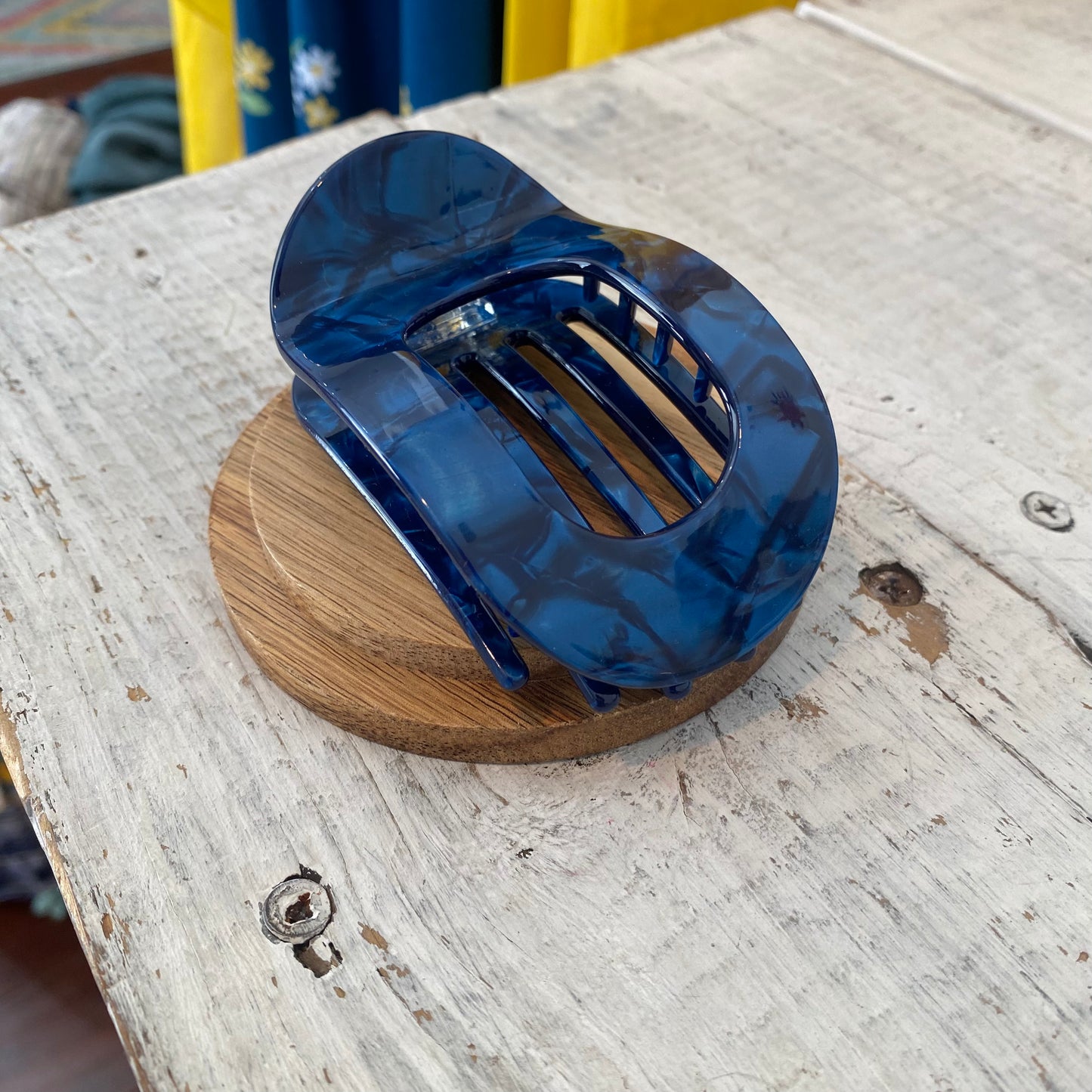 flat marble claw clips