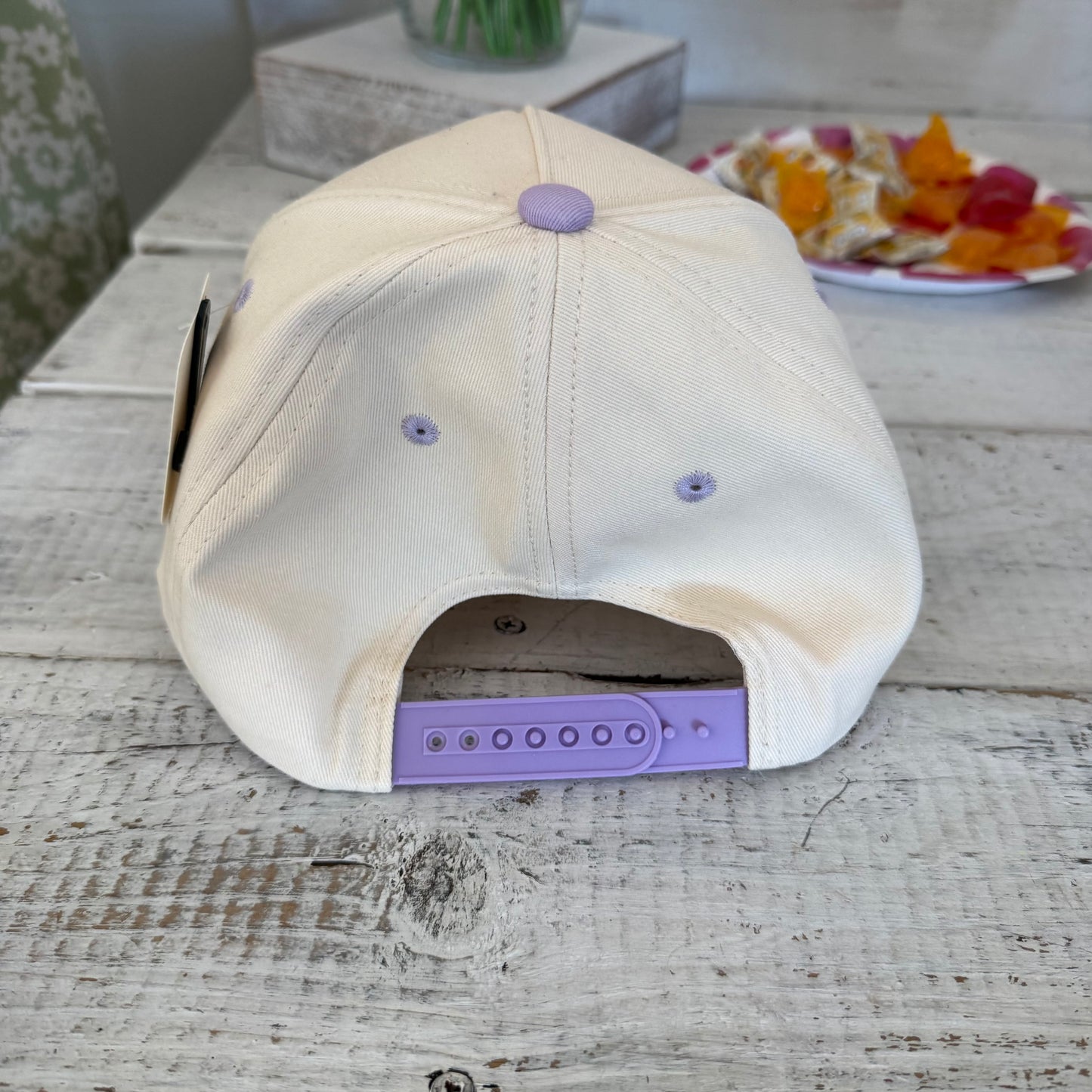 mama embroidered floral baseball cap
