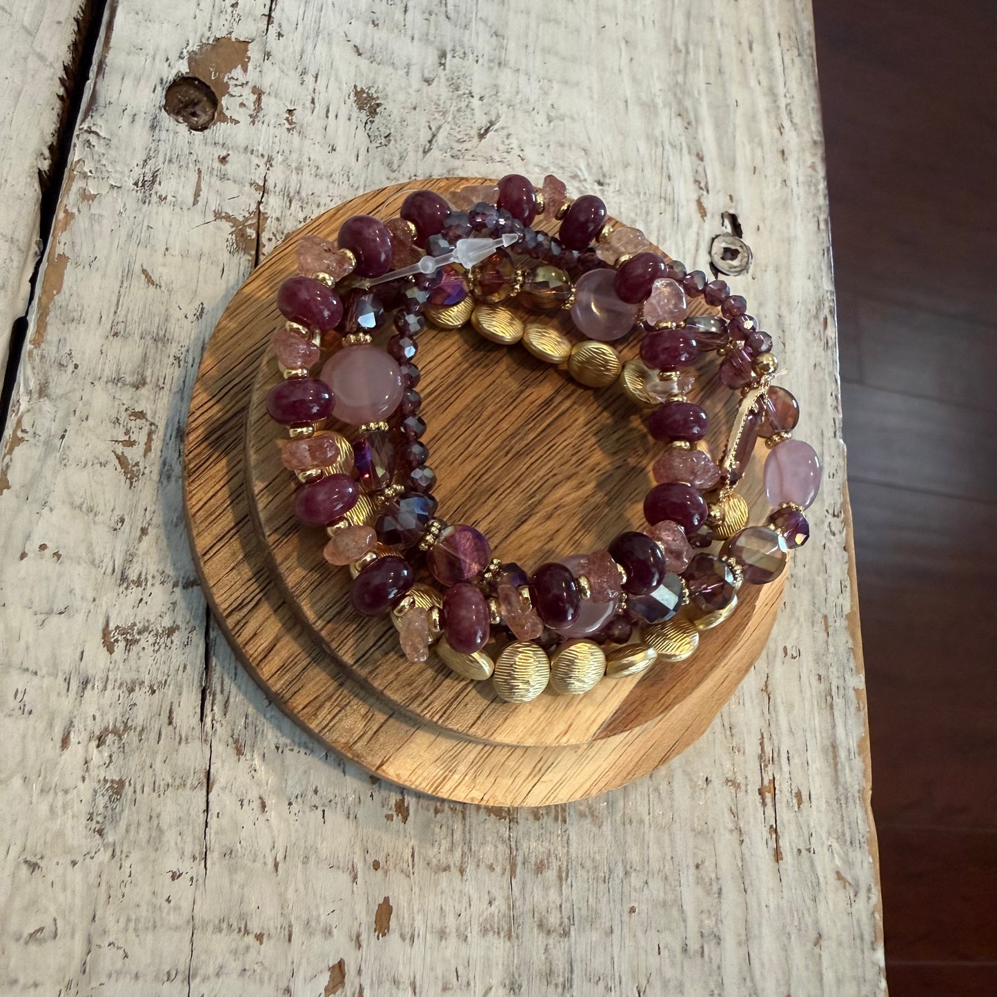 crystal amethyst stack