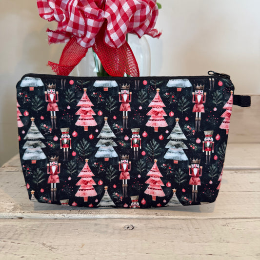 holiday nutcracker pouch