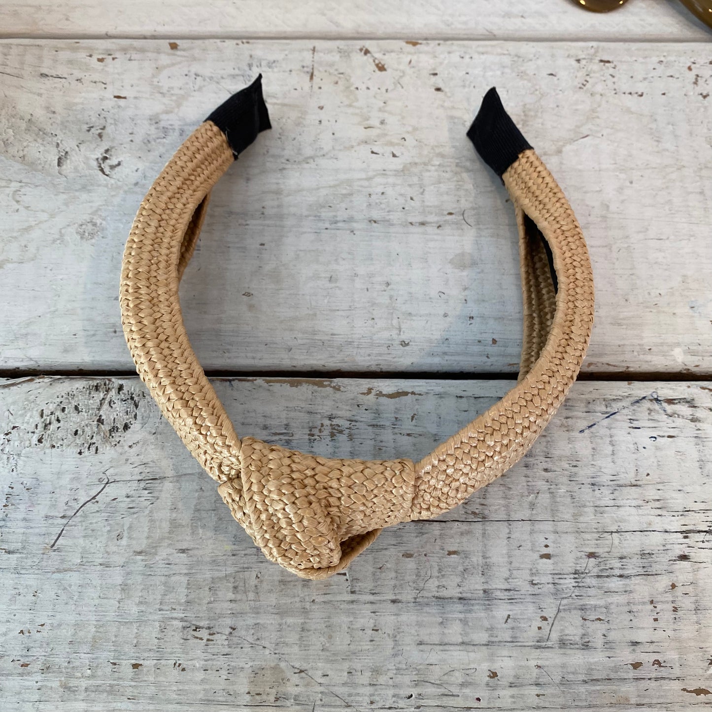 straw woven headband (raffia)