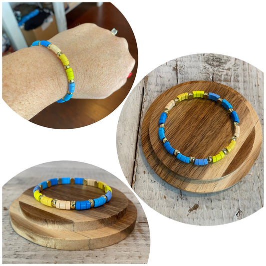 enamel multi-color bracelets (2 very unique options)