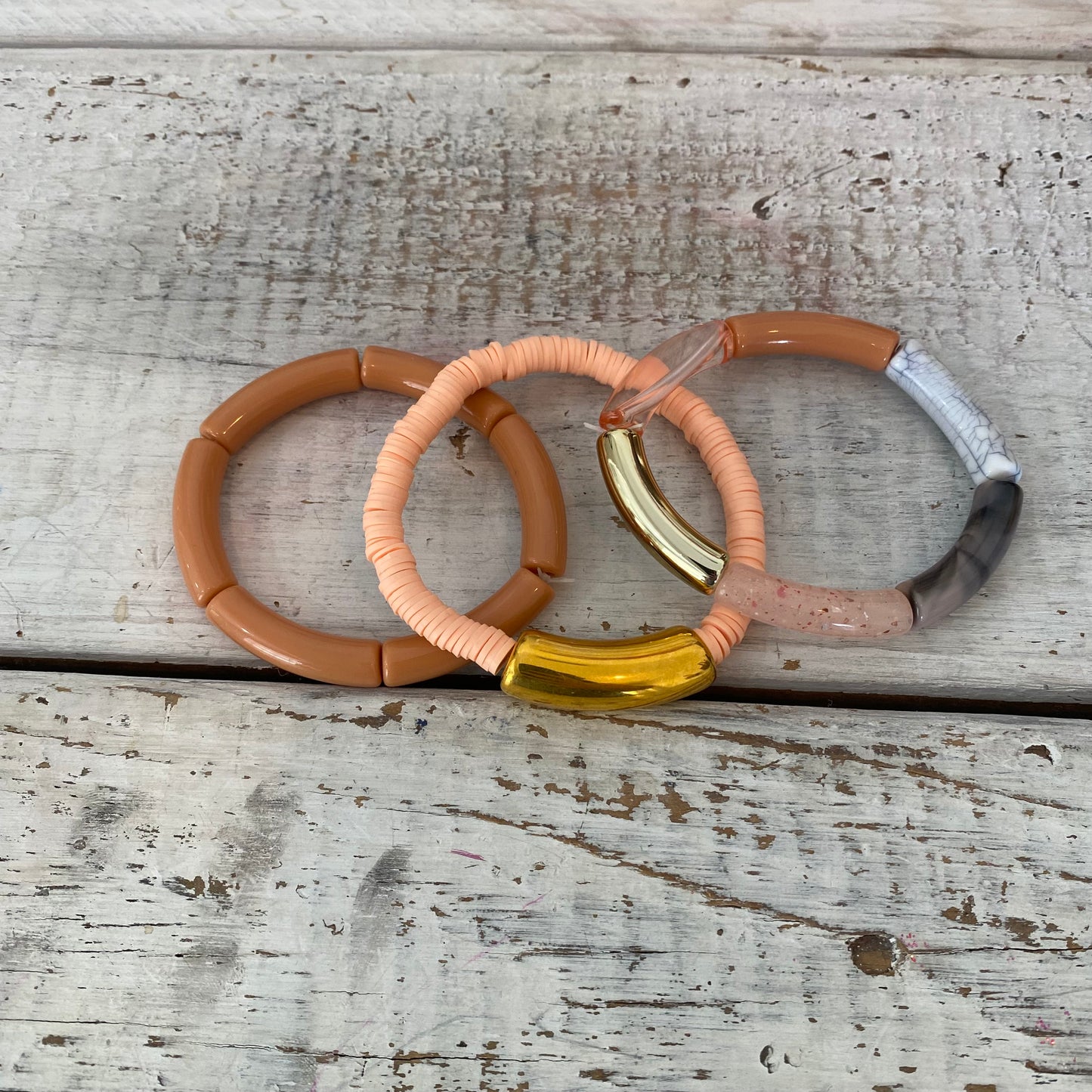 fall festival bracelet stack