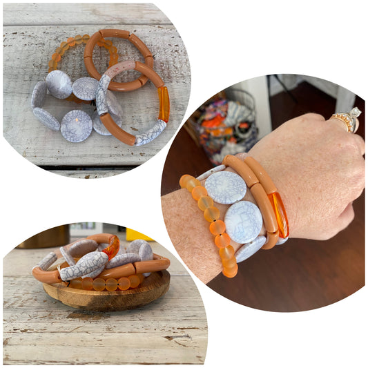 red rocks bracelet stack