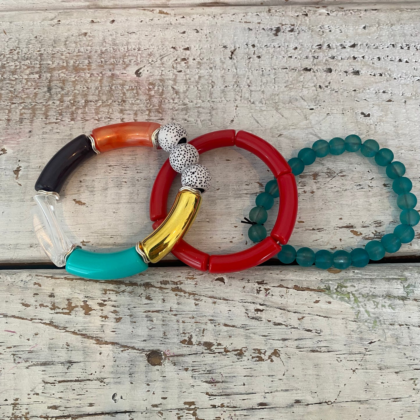 miami vice bracelet stack