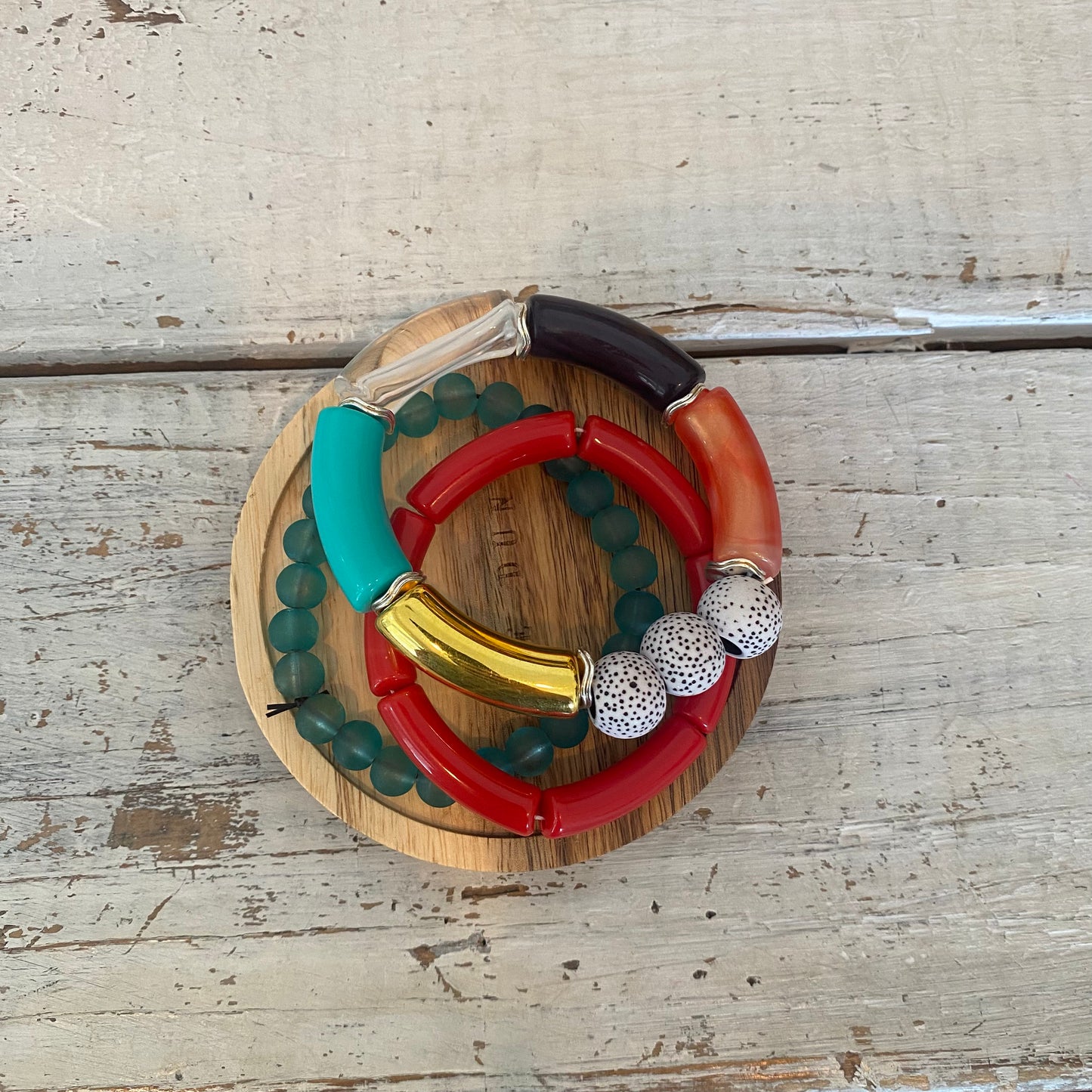 miami vice bracelet stack