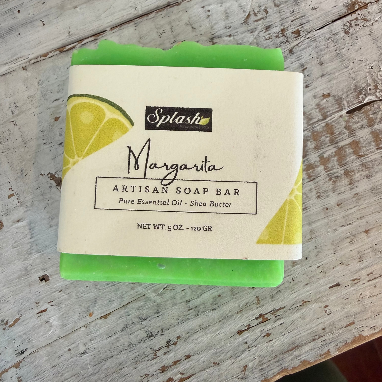 margarita handcrafted soap by Splash