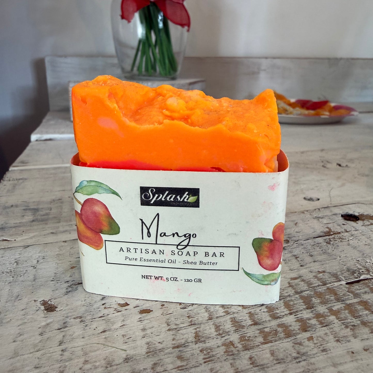 mango handcrafted soap by Splash
