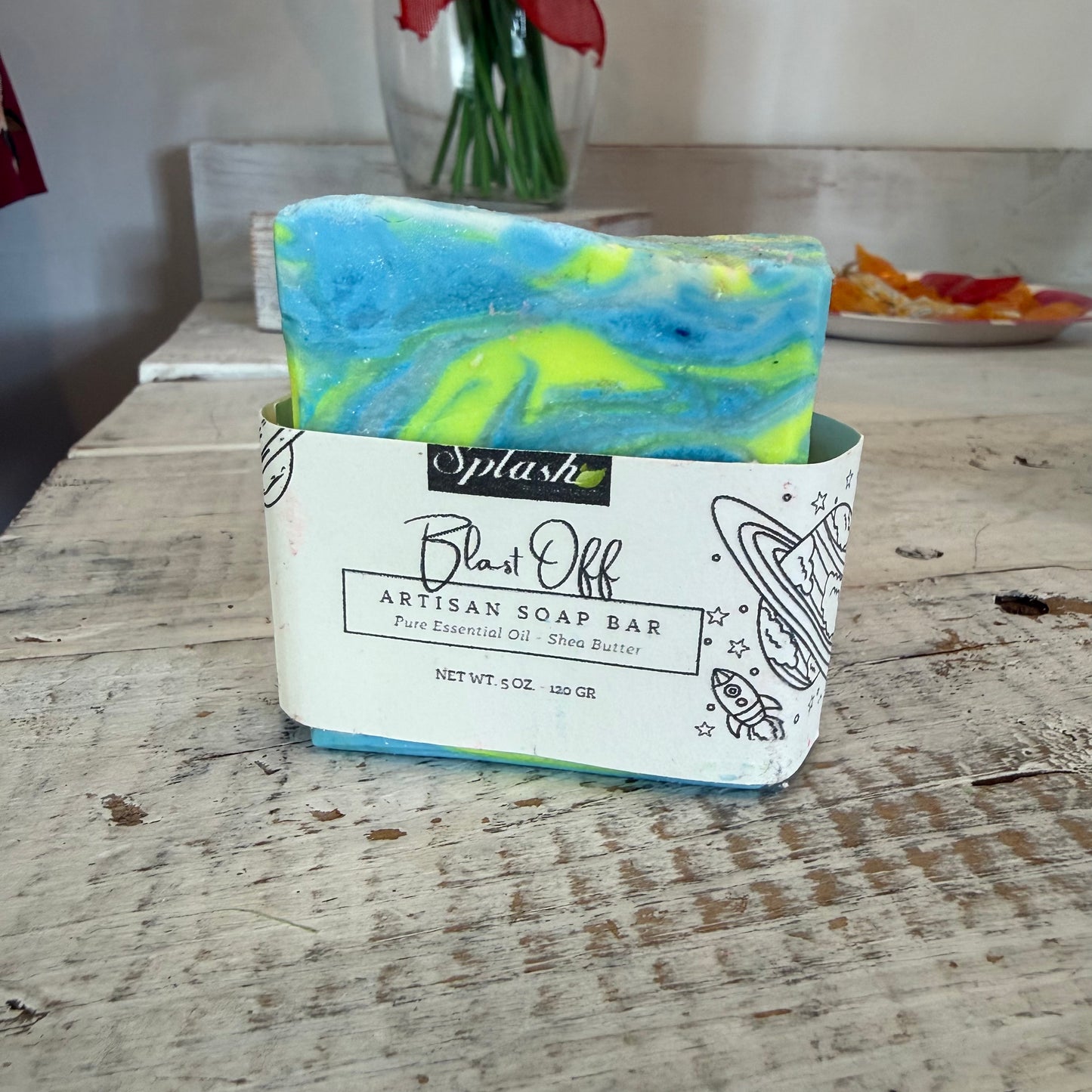 blast off handcrafted soap by Splash
