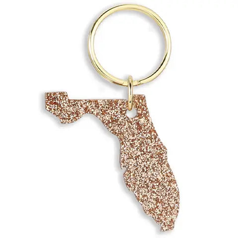 florida sparkles keychain