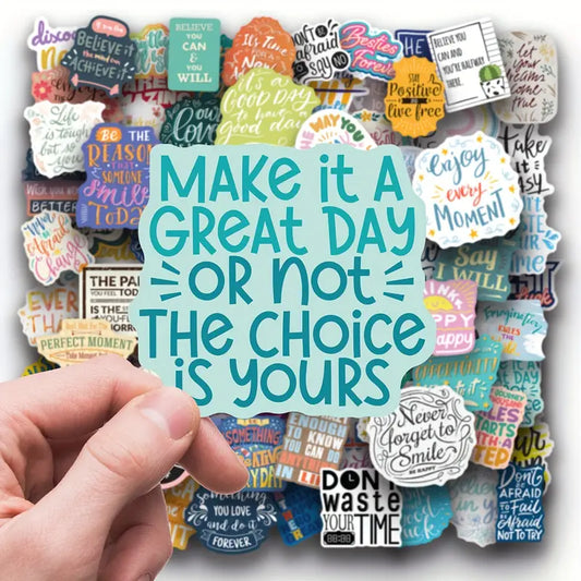 MOTIVATIONAL STICKERS (3 for $5)