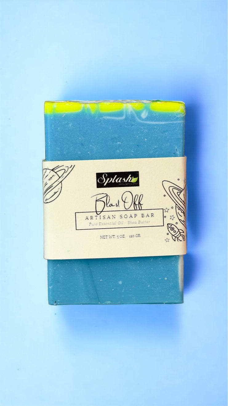 blast off handcrafted soap by Splash