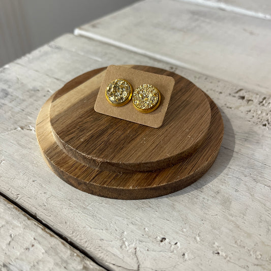 gold bar studs (12mm)