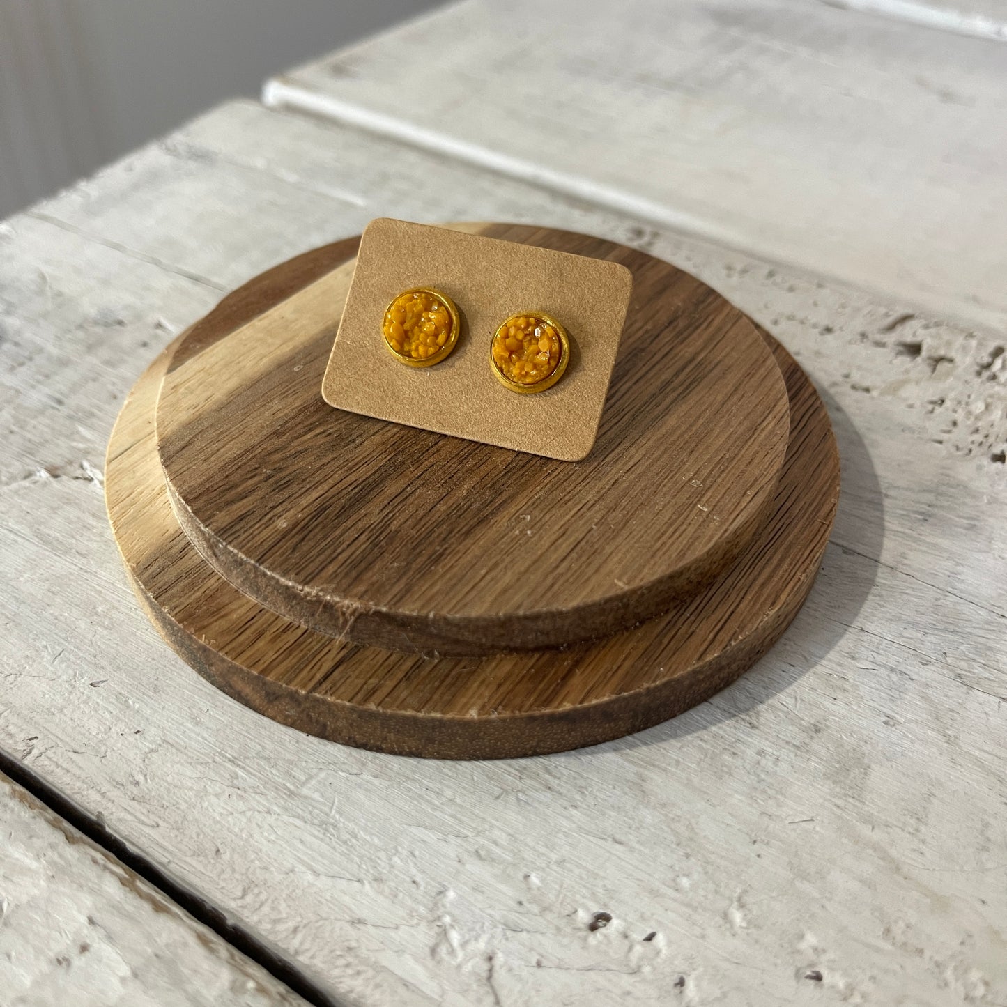 terracotta bliss stud earrings