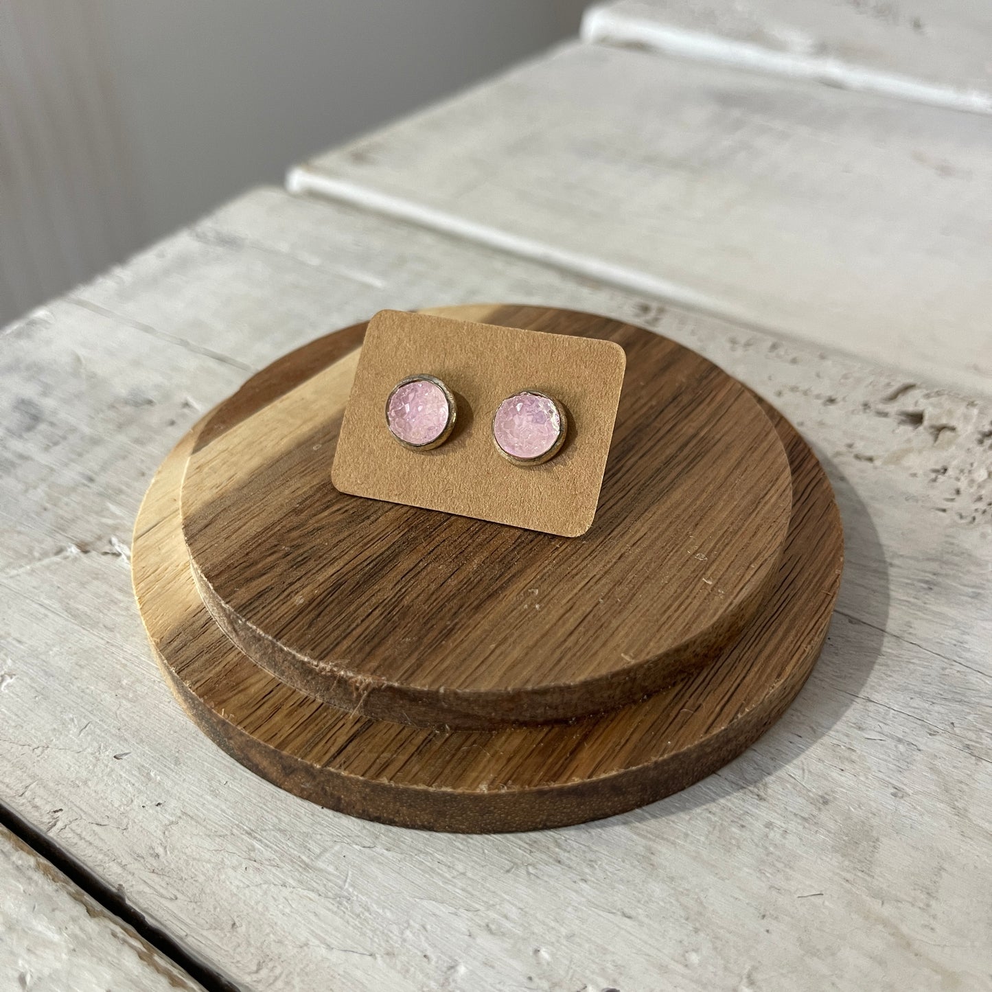 angel wings studs (8mm)